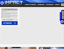 Tablet Screenshot of impactaudiovideo.com